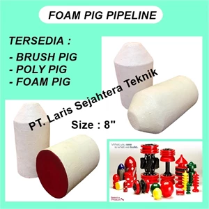 Foam Pigs 8 In Medium Density Brush Pigs Poly Pig