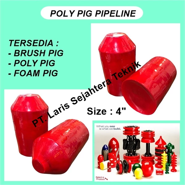 Poly Pigs 4 Inch Pigging Pig Brush Pig Foam Pig