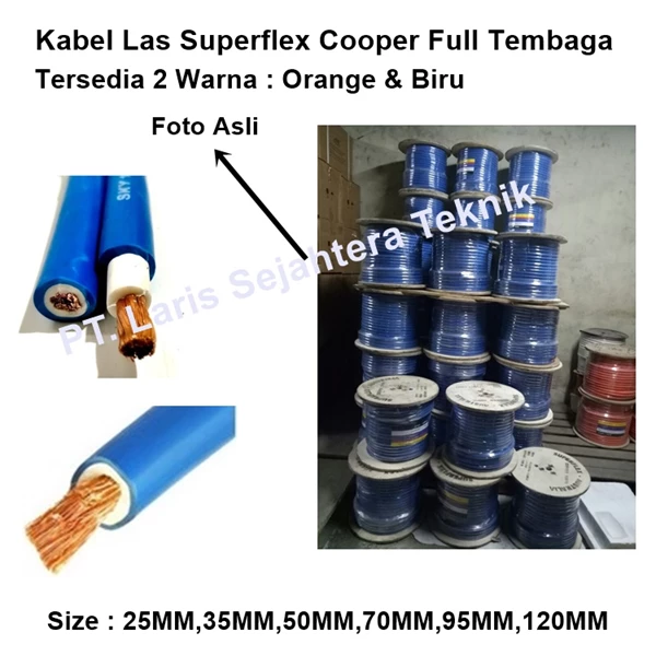Kabel Las Superflex 120MM Full Tembaga Di Jakarta