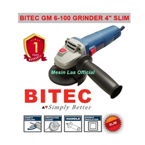 Mesin Gerinda Tangan BITEC GM6-100HD Poer Tools