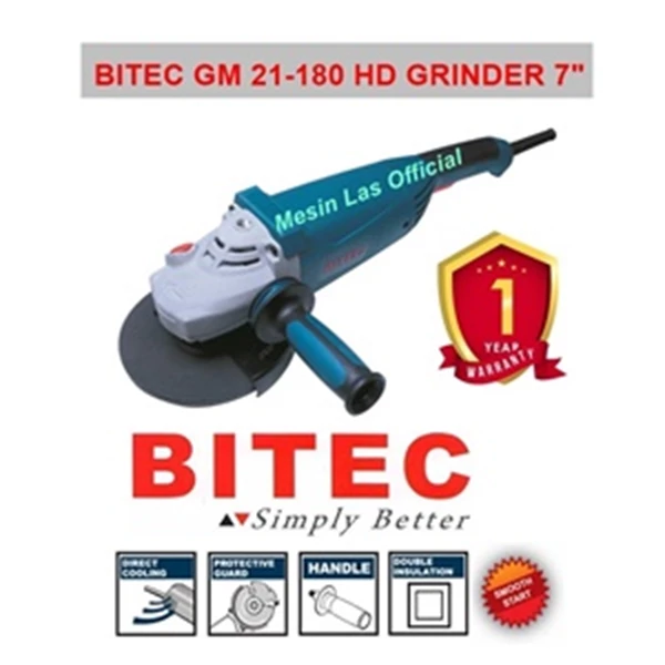 Mesin Gerinda Tangan BITEC GM 21-180HD Power Tools Di Jakarta