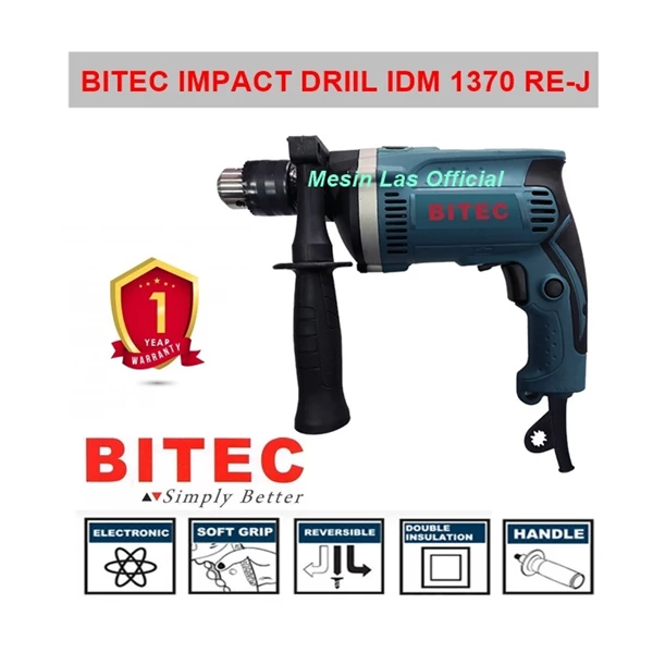 Mesin Bor Tangan BITEC IDM 1370 RE-JX Impact Drill 13MM