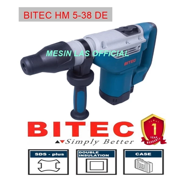 Mesin Bor Tangan Bitec HM5-38 DE Rotary Hammer Bor Beton