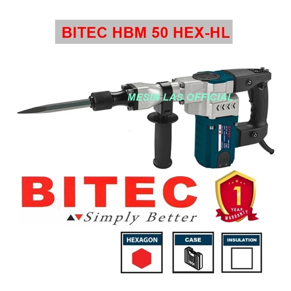  Bitec Drilling Machine HBM 50 HEX-HL Rotary Hammer Boton Drill