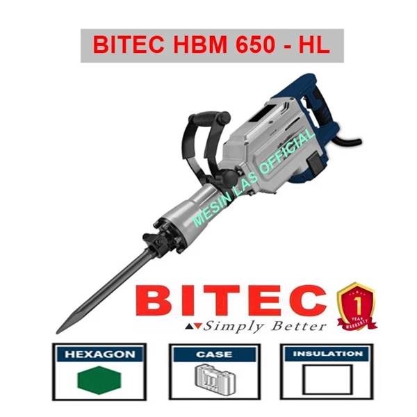 Mesin Bor Tangan Bitec HBM 650 HL Hammer Breaker Machine