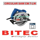 Mesin Circular Saw BITEC 7 LW Gergaji Listrik 7 inchi 2