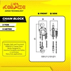 Chain Block 2 Ton x 5 Meter Kobachi Takel Katrol 2