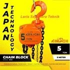 Chain Block 5 Ton x 5 Meter Kobachi Takel Katrol 5 ton Manual 1