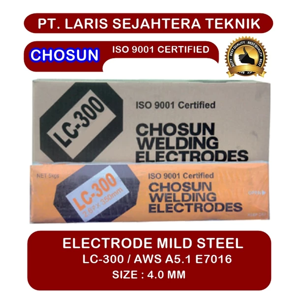 Kawat Las Chosun LC-300 AWS E7016 Welding Electrode Mild Steel