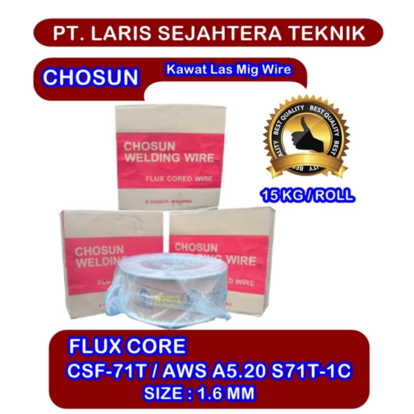 Kawat Las Chosun Mig Wire Flux Core 1.2 MM CSF-71T AWS E71T-1C