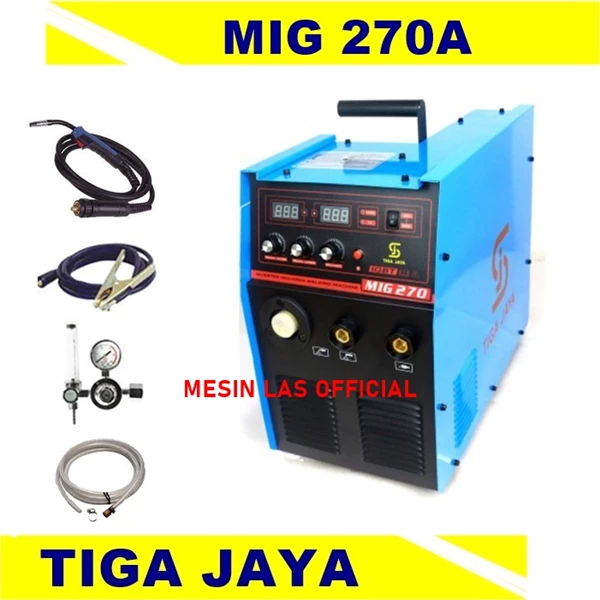 Mesin Las CO2 MIG 270 A Tiga Jaya Trafo Las Listrik MIG 270 A