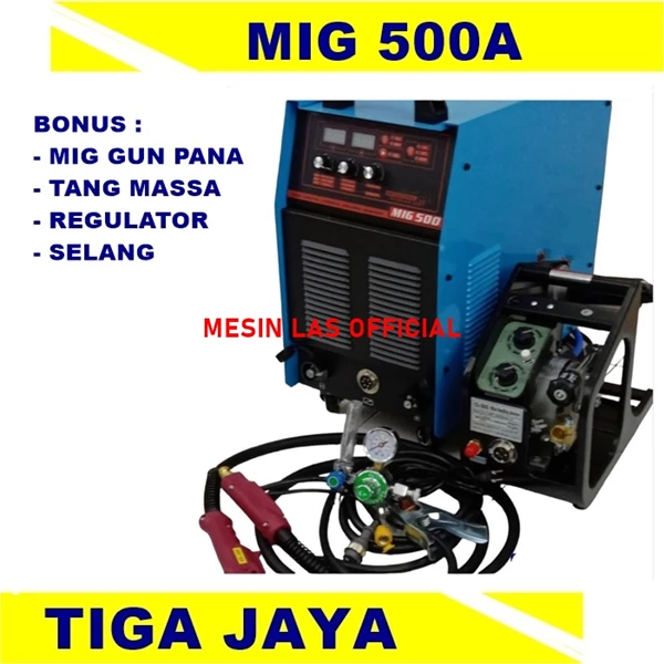 Mesin Las CO2 MIG 500 A Tiga Jaya Trafo Las Listrik CO2 500 A