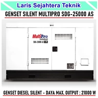 Genset Generator Multipro SDG-25000 AS Genset Silent Diesel
