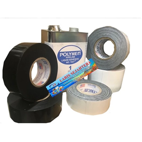 Polyken Insulation Wrapping Tape Gas and Oil Pipe Insulation Size 980-20 (Black)