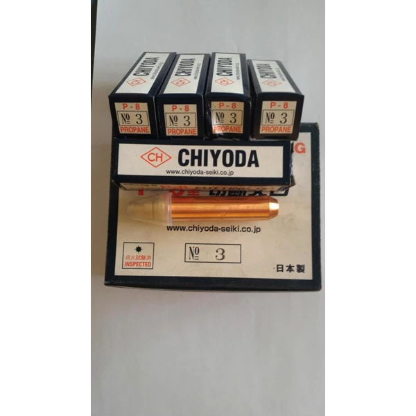 Cutting Tips Chiyoda LPG & Acetylene Chiyoda
