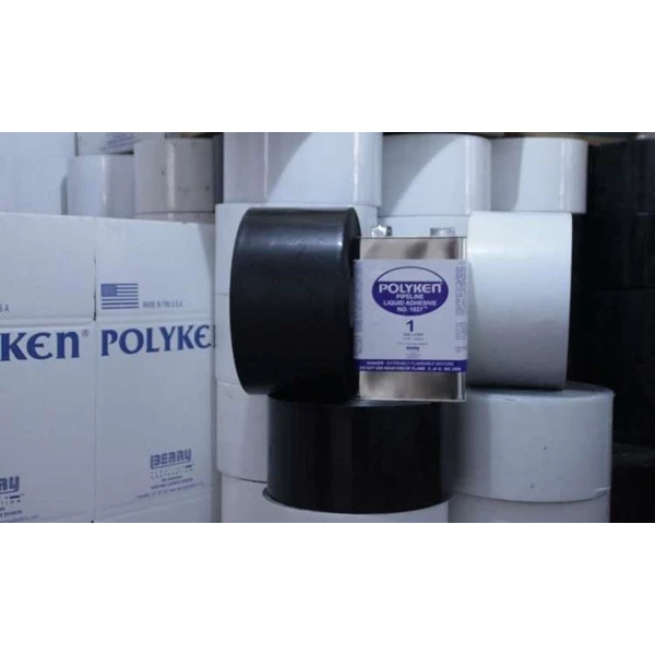 Polyken Wrapping Tape Insulation Pipe Insulation Gas and Oil Pipes 955-20 (White) 4 inch x 100 Ft