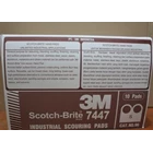 Sandpaper Scotch Brite 3M 7447 Heat Resistant Maron Red Color 2