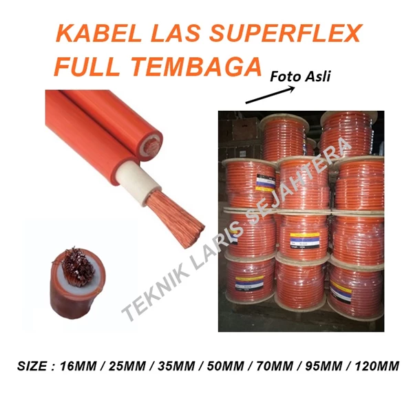 Kabel Las Superflex 50MM Di Glodok DKI Jakarta