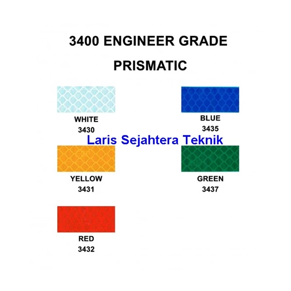 Scotchlite 3M Reflective Engineer Grade Prismatic