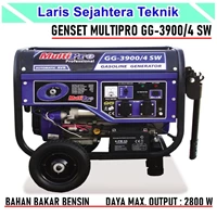 Genset Generator 2500 Watt MultiPro GG-3900-4SW