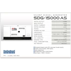 Genset Silent Diesel Generator Multipro SDG-15000 LT 1