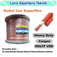 Kabel Las Superflex 70MM Full Tembaga Warna Orange