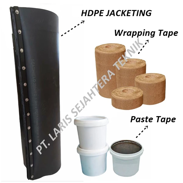 Jacketing HDPE Pipe Corrosion Tape