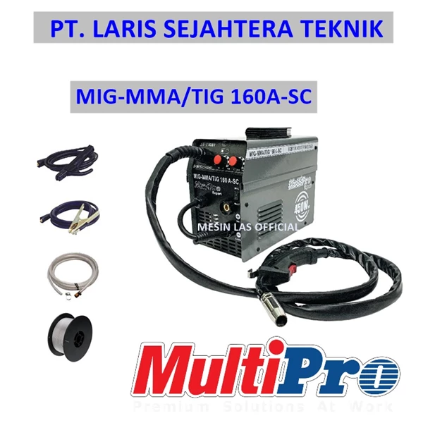 Mesin Las Listrik 450 Watt Multipro MIG-MMA-TIG 160A-SC