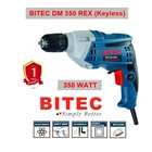 Mesin Bor Tangan Bitec DM 350 REX Keyless Listrik 350 Watt 1